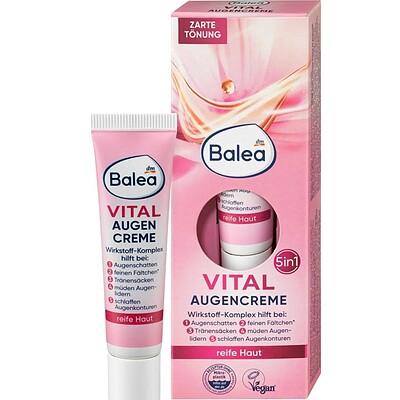 کرم دور چشم 5 کاره ضد چروک و لیفتینگ قوی ویتال باله آ- Balea Augencreme Vital 5in1 Anti Müdigkeit