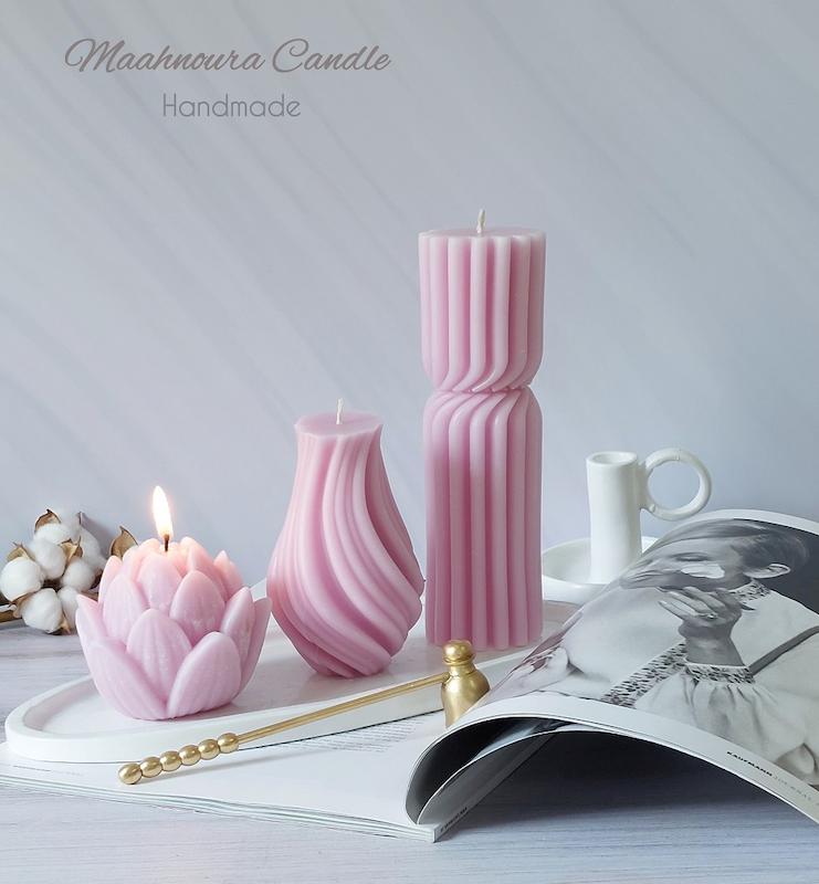 ست شمع لوتوس