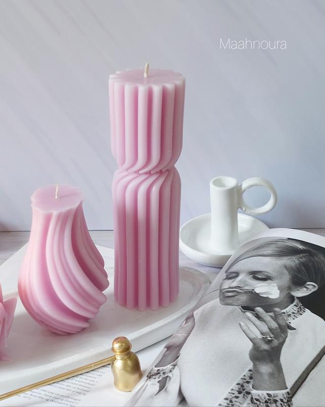 شمع استوانه مورب