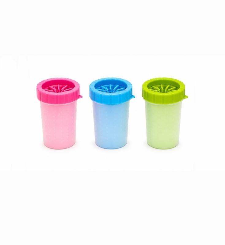 پاشور و پنجه شور سگ و گربه سافت جنتل Soft Gentle Silicone Bristles سایز L