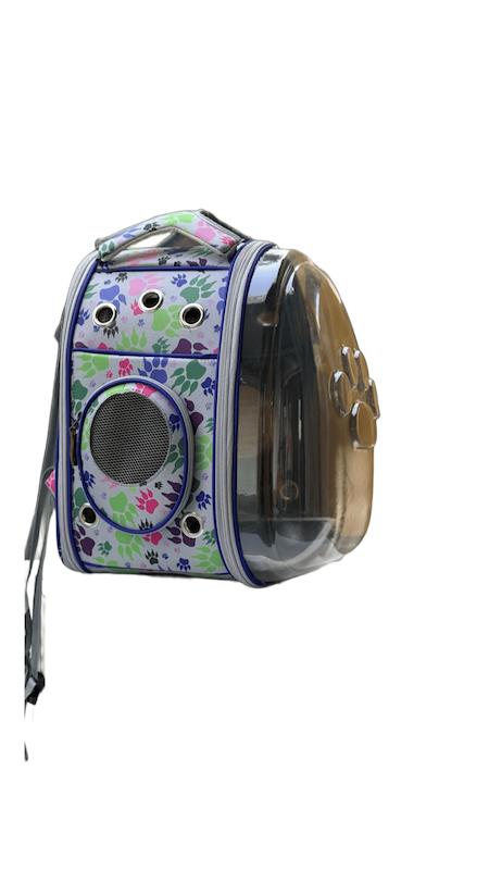 کیف و کوله حمل سگ و گربه مدل SHINE_U فضایی شفاف