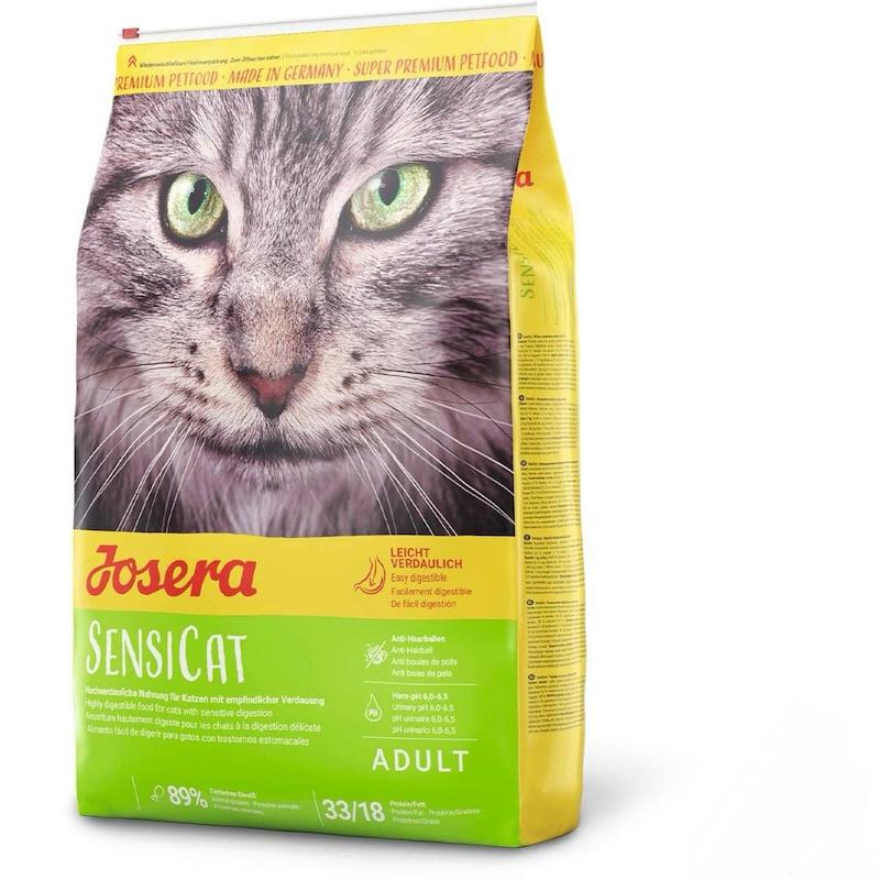 غذای خشک گربه جوسرا سنسی کت طعم مرغ وزن ۱ کیلوگرم فله ای JOSSERA SensiCat