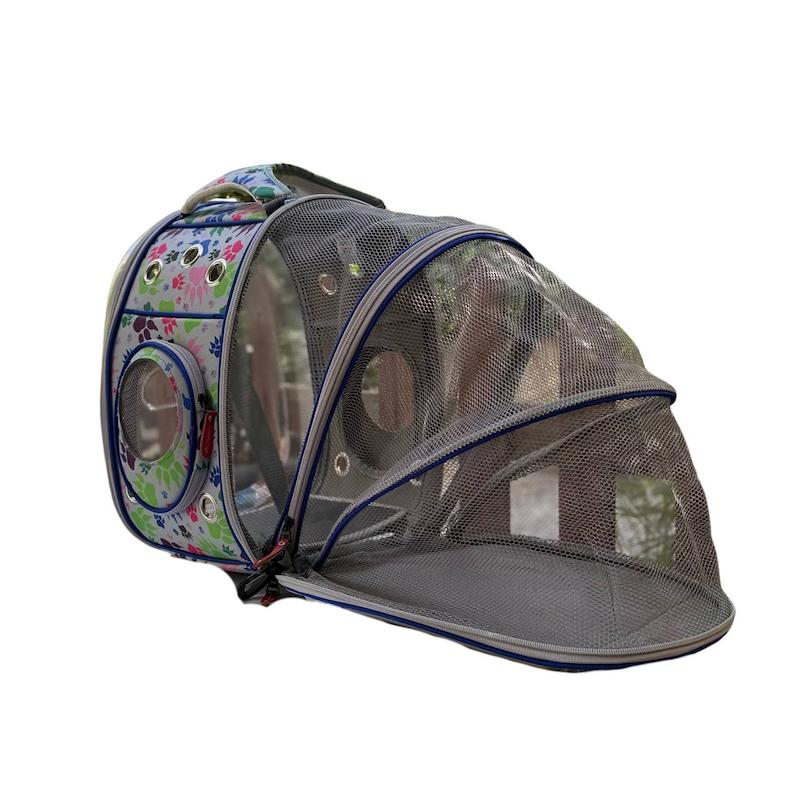کیف و کوله حمل سگ و گربه مدل SHINE_U فضایی شفاف