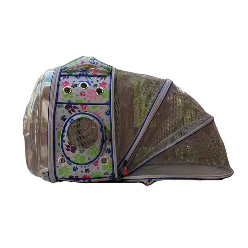 کیف و کوله حمل سگ و گربه مدل SHINE_U فضایی شفاف