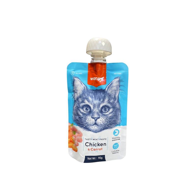 پودینگ گربه ونپی با طعم مرغ و هویج 90گرمی