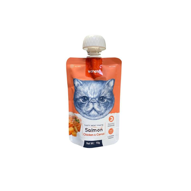 پودینگ گربه ونپی با طعم ماهی سالمون و مرغ 90گرمی