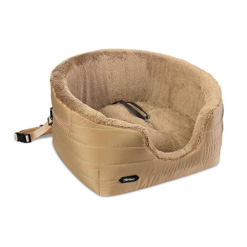 کریر ماشین سگ و گربه رنگ بژ (دوکاره) نیناپت ابعاد 50x50x35 سانتی متر