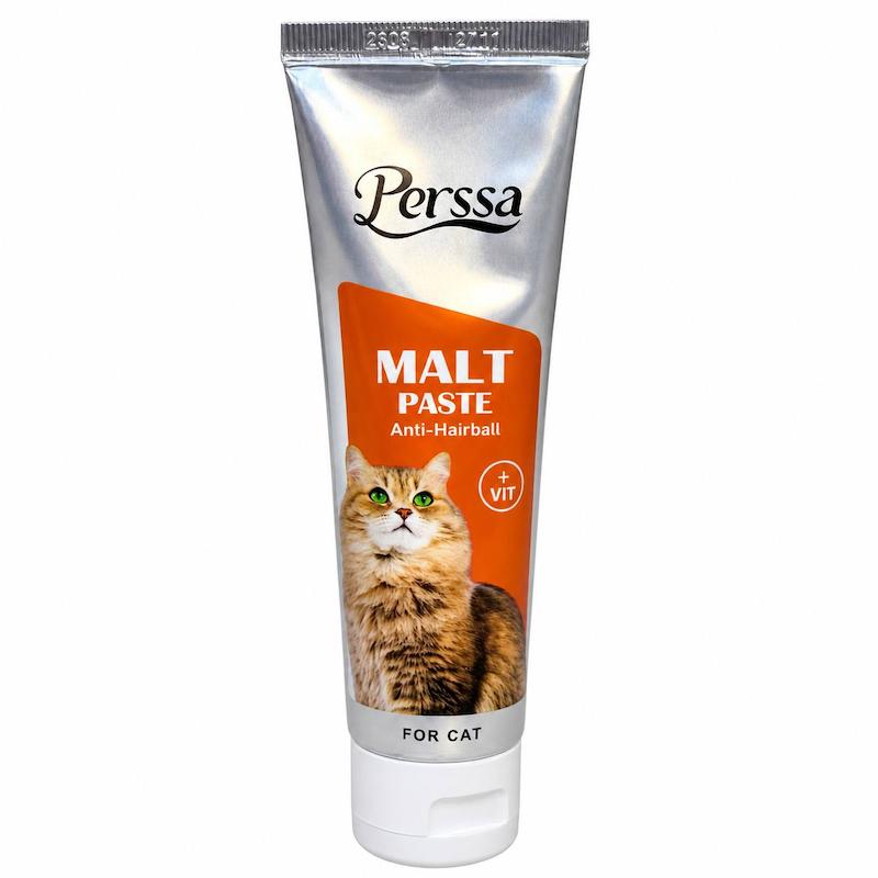 خمیر مالت گربه پرسا مدل antihairball ضد گلوله مویی وزن 100 گرم