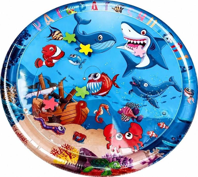 اسباب بازی سگ و گربه مدل استخر بادی Ocean | تشک آبی بادی پت