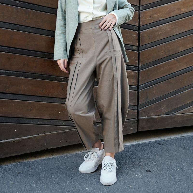 شلوار بالنی پیلی دار