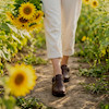 صندل طبی زنانه ماهرخ رنگ قهوه‌ای سایز 41