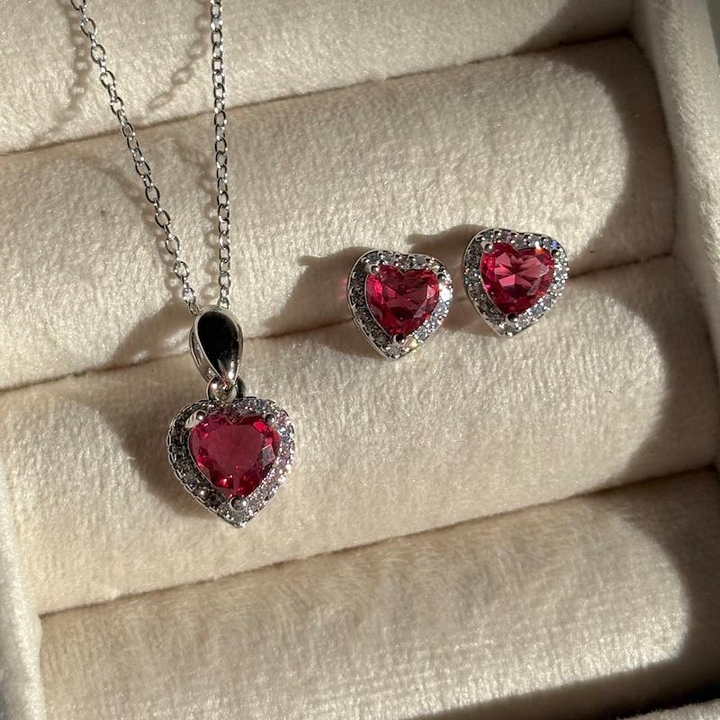 نیمست قلب پاندورا(سرخابی-قرمز)