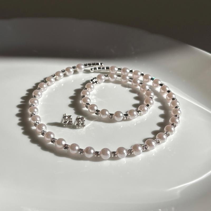 ست فول مروارید(۳تیکه)