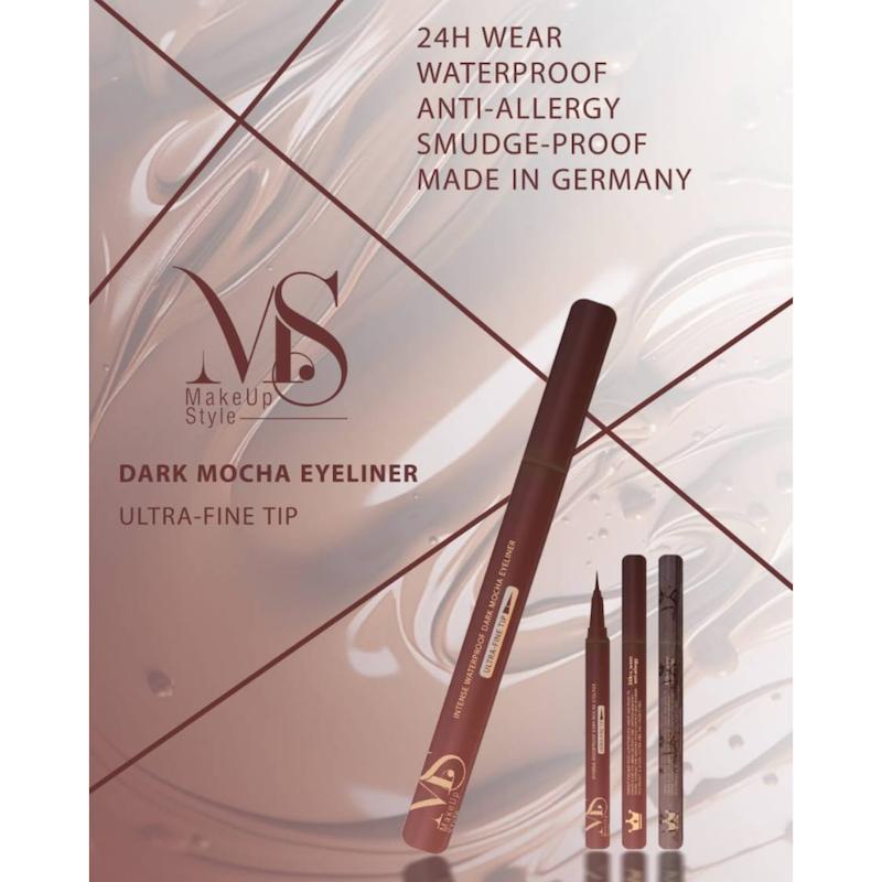 خط چشم ماژیکی قهوه ای میکاپ استایل makeup style 