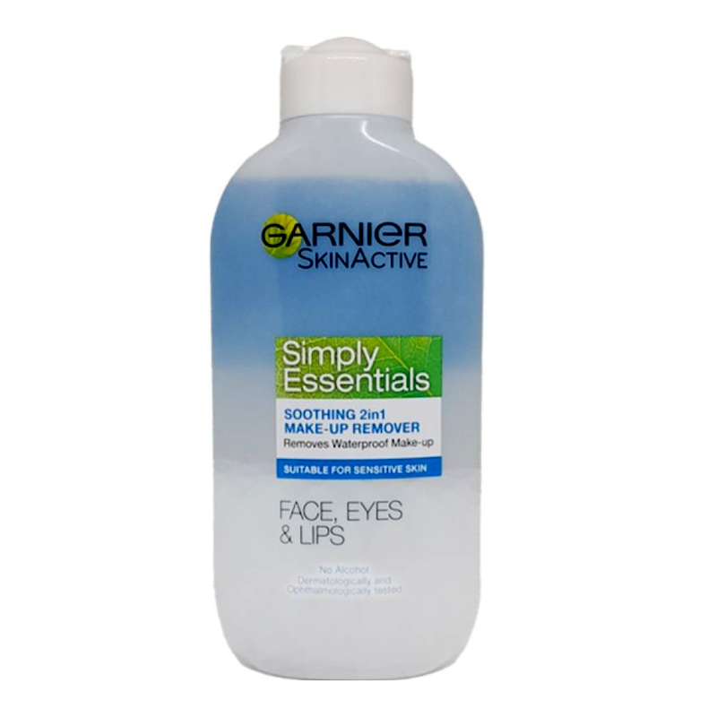 میسلار واتر دو فاز پاک کننده آرایش های ضد آب گارنیر حجم 200 میل