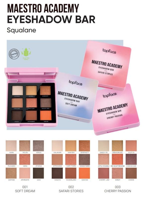 پالت سایه تاپ فیس | eyeshadow palette top face