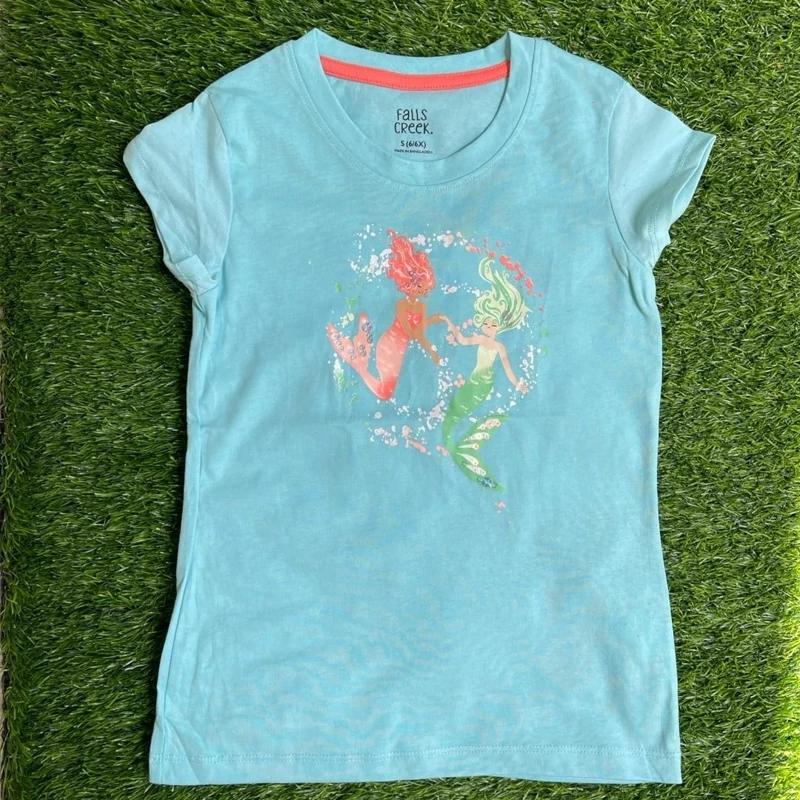 تیشرت پری دریایی 6 تا 7 سال