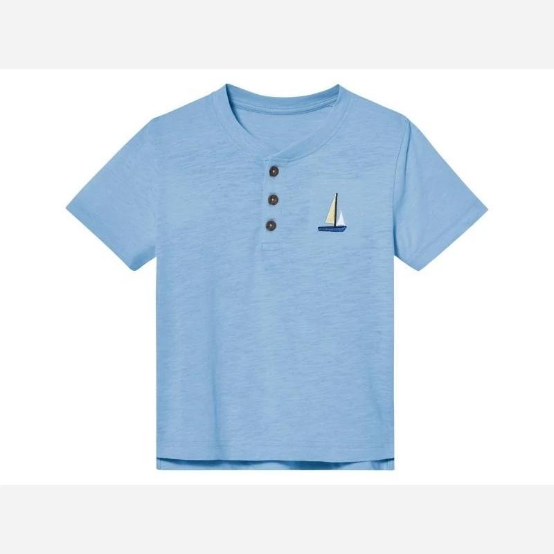 تیشرت سه دکمه ۲ تا ۸ سال