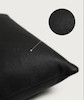 کوسن چرم توپر مشکی