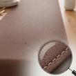 ست دکوراتیو چرم | سطل و جا دستمالی، رانر، کوسن و زیرلیوانی چرم ( قهوه ای)