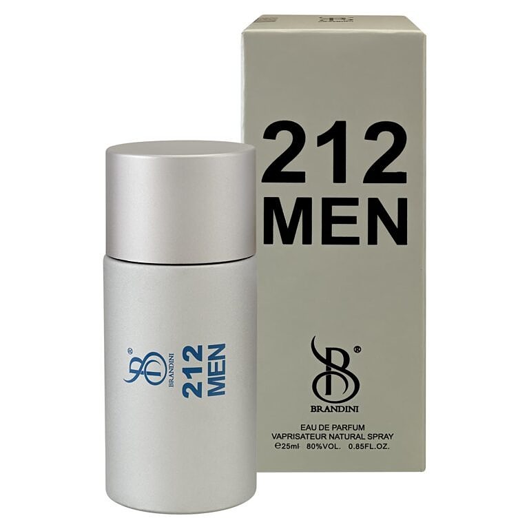 عطر 25 میل برندینی / رایحه مردانه 212 نقره ای / کد محصول:2531