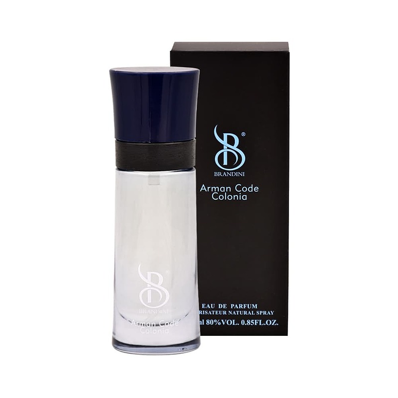 عطر 25 میل برندینی/ رایحه مردانه آرمانی کد کلونیا/ کد محصول: 2552 