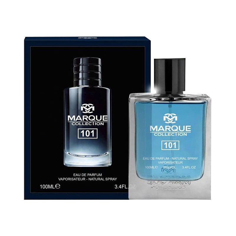 عطر 100 میل /کد 101 مارکویی کالکشن / رایحه مردانه دیور ساواج