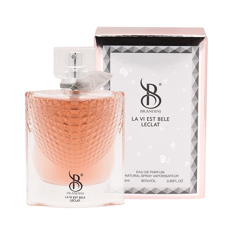 عطر 25 میل برندینی /رایحه لانکوم لاوی بل اکلت/ کد محصول: 2589