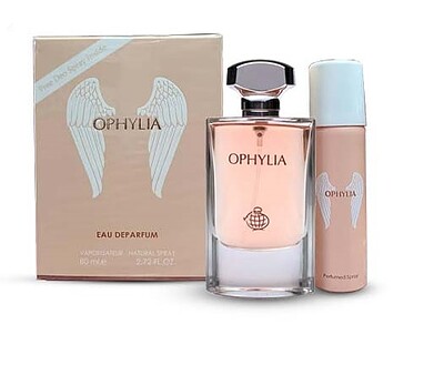 عطر زنانه فراگرنس ورد اوفیلیا World Ophylia بهمراه اسپری رایگان