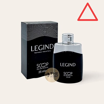 عطر 25 میل اسکوپ رایحه مردانه لجند مشکی 