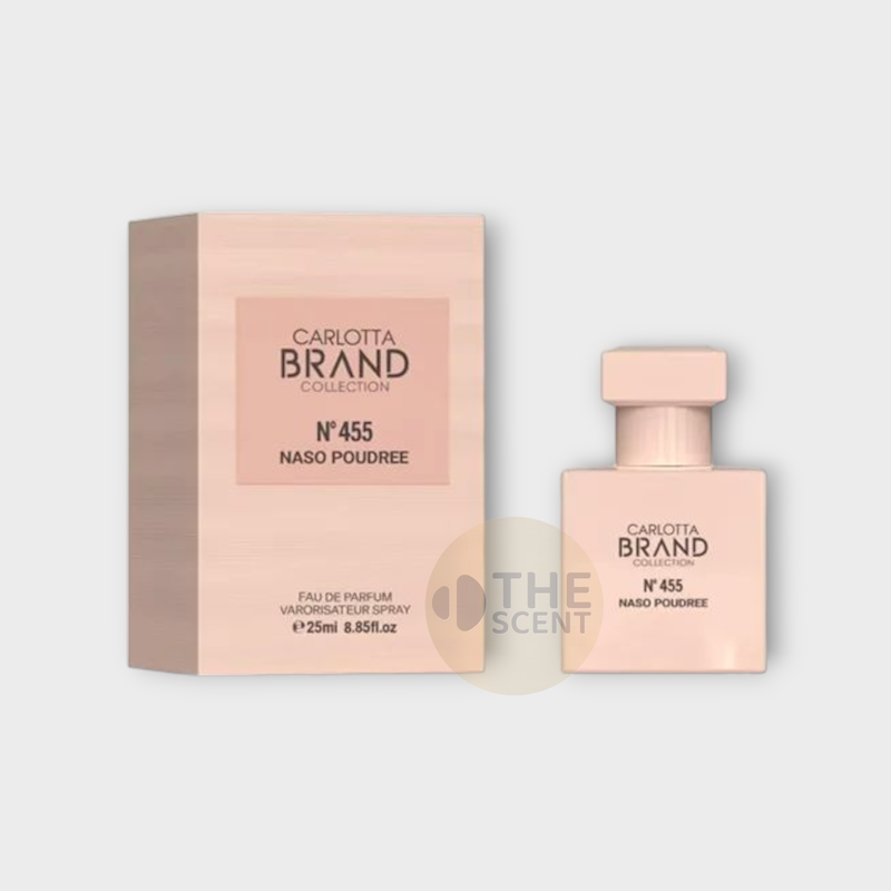 عطر ادکلن 25 میل برندکالکشن کد 455 رایحه نارسیسو پودری 