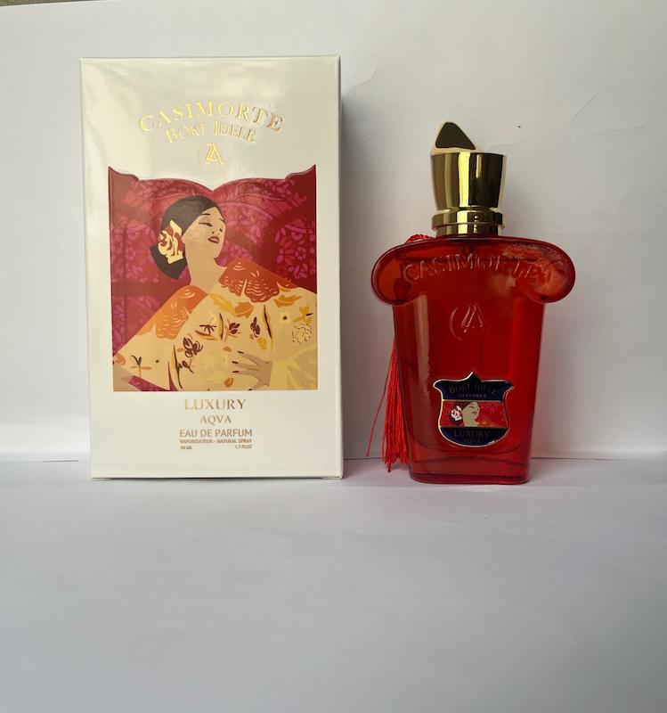 عطر ادکلن 50 میل لاکچری آکوا رایحه کازاموراتی بوکت آیدل 