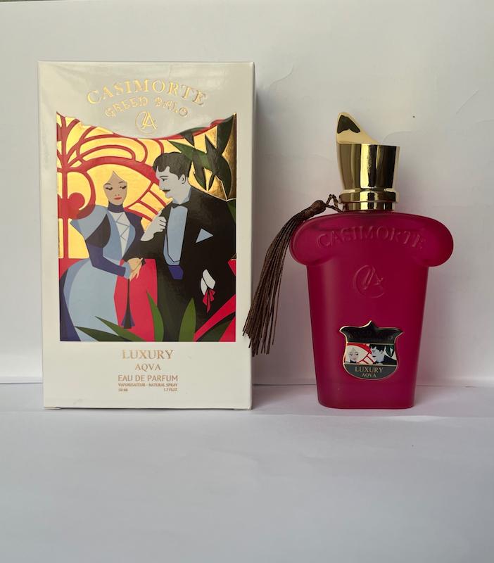 عطر ادکلن ۵۰ میل لاکچری آکوا  رایحه کازاموراتی گرن بالو 