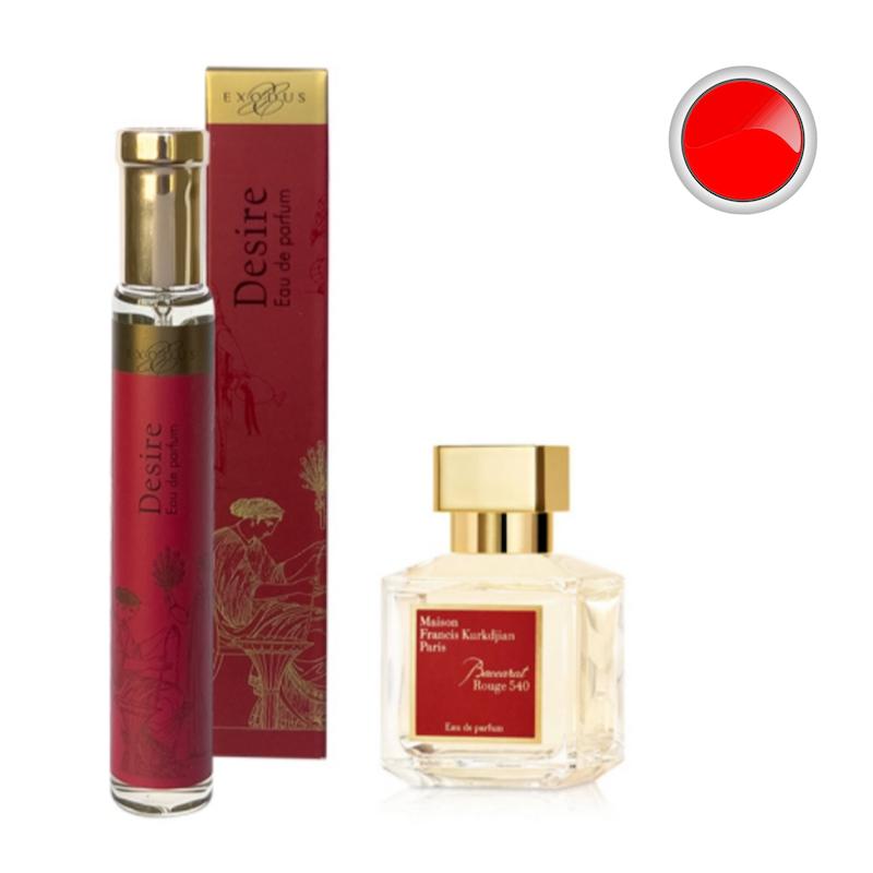 عطر ادکلن 30 میل  اگزدوس رایحه زنانه باکارات رژ 540  Exodus Desire