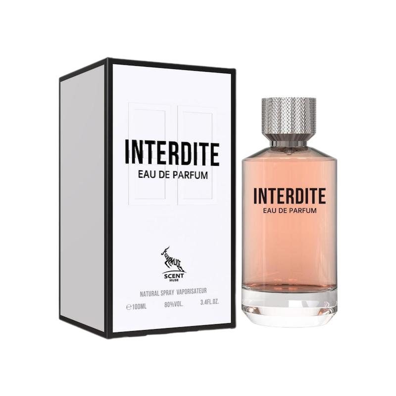 عطر ادکلن 100 میل سنت میوز SCENT MUSE interdite  رایحه جیونچی ل اینتردیت 