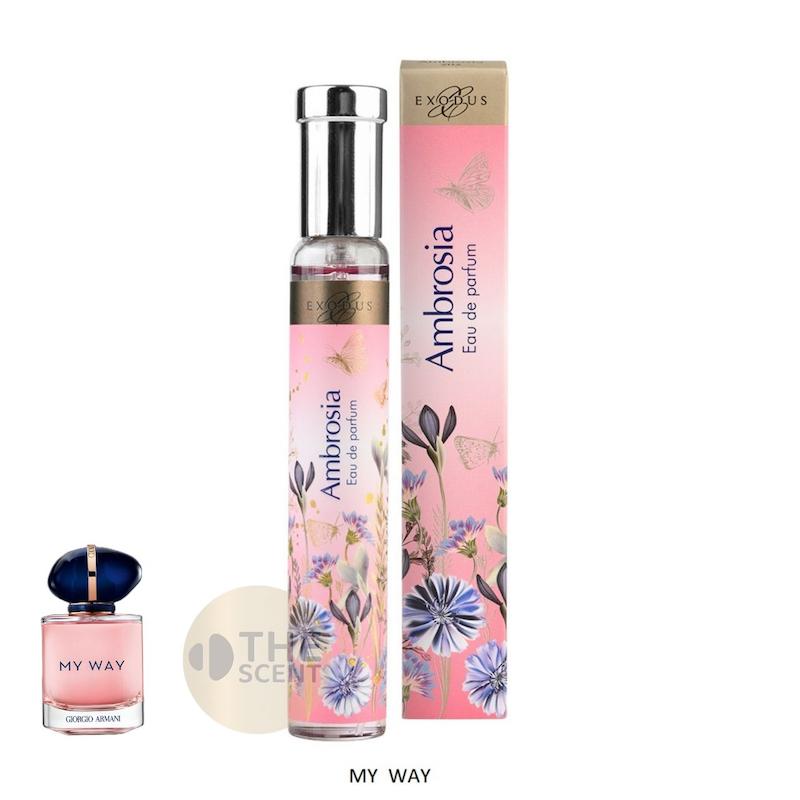 عطر ادکلن 30 میل  اگزدوس رایحه زنانه مای وی   Exodus ambrosia 