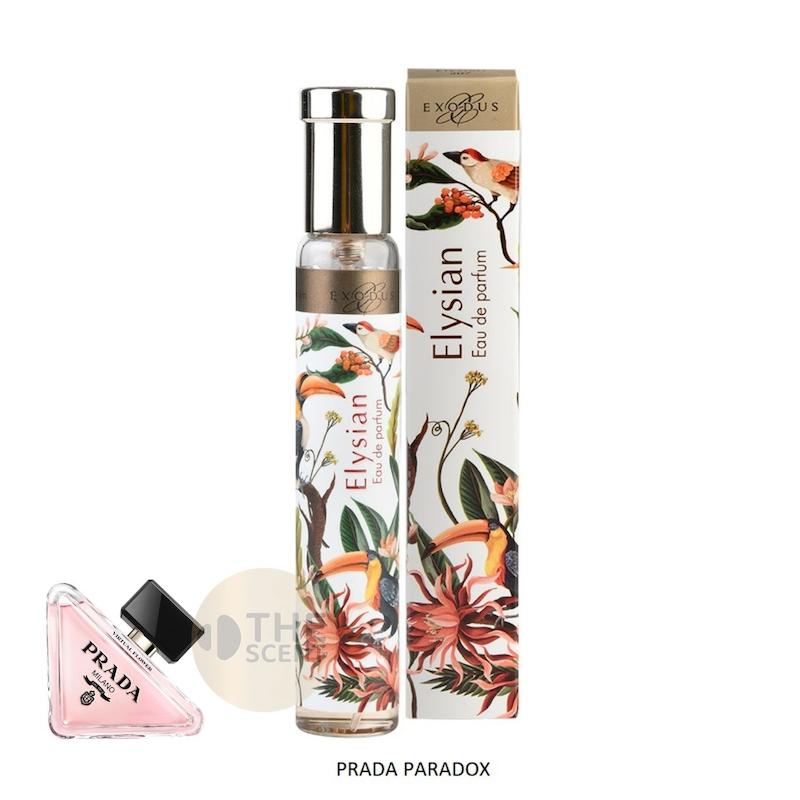 عطر ادکلن 30 میل  اگزدوس رایحه زنانه پرادا پارادوکس  Exodus Elysian