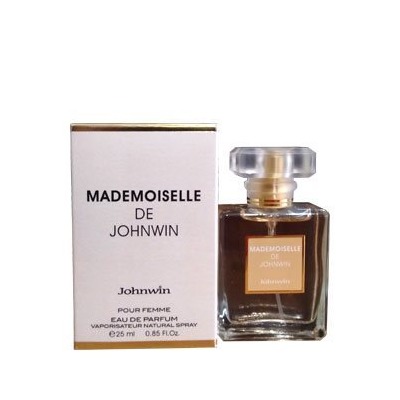 عطر ادکلن زنانه شنل کوکو مادمازل جانوین (Johnwin Chanel Coco Mademoiselle) حجم 25 میل