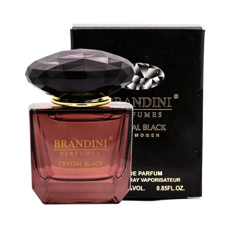 عطر 25 میل BRANDINI /کریستال بلک زنانه Crystal black/ کد محصول:2503