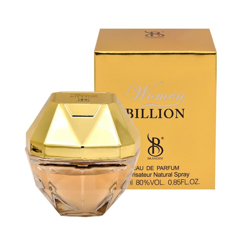 عطر 25 میل برندینی/ بیلیون زنانه Billion/ کد محصول:2509