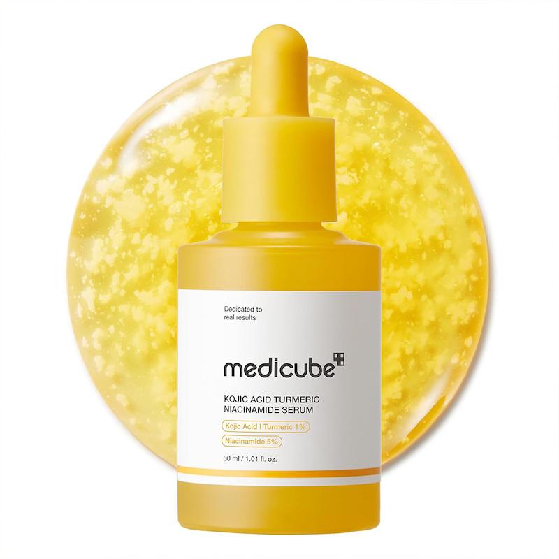 سرم کوجیک اسید و زردچوبه ضدلک و روشن کننده مدی کیوب serum kojic acid turmetic medicube