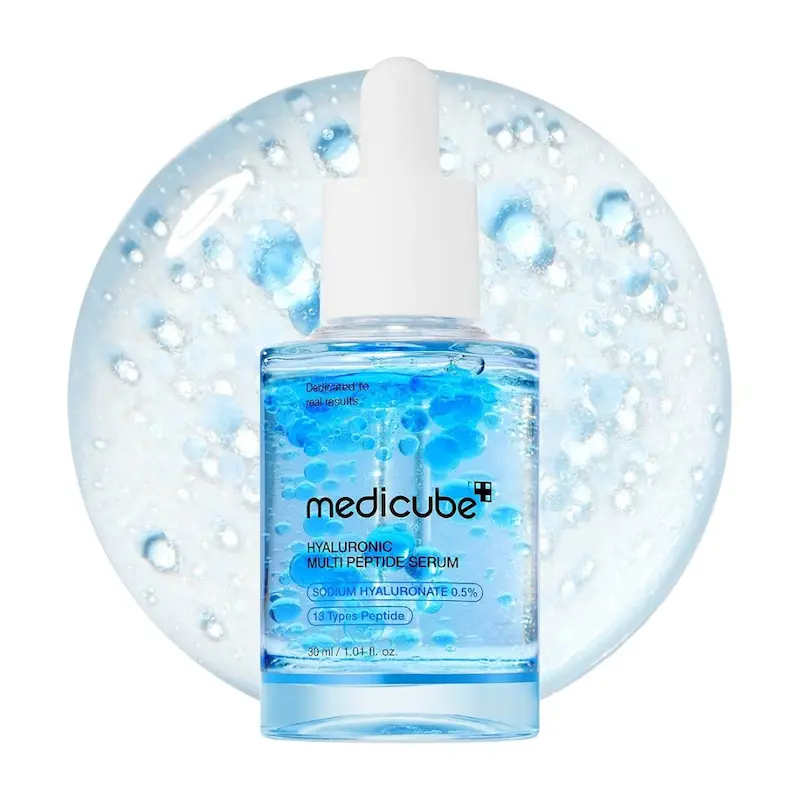سرم هیالورونیک اسید و پپتاید جوانساز مدی کیوبserum hyaluronic peptide