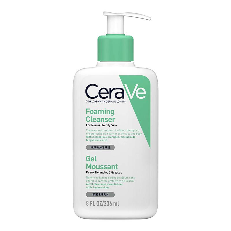 ژل شستشو صورت نرمال تا چرب سراوی cerave