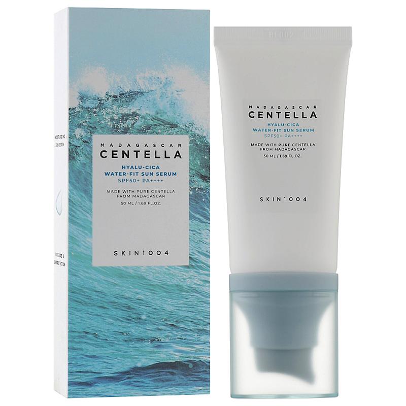 سرم ضدآفتاب هیالو سیکا اسکین 1004 مناسب انواع پوست Skin1004 Madagascar Centella Hyalu-cica Water-fit Sun Serum