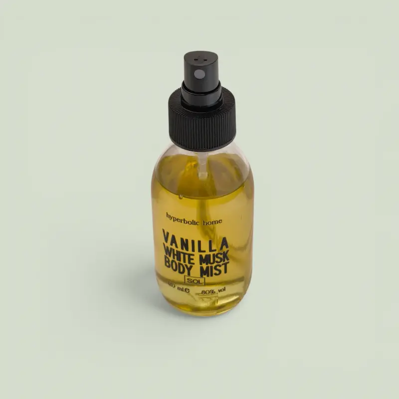 بادی میست Vanilla White Musk با رایحه وانیل و مشک سفید ۱۲۰ میلی لیتر | اسپری خوشبوکننده بدن