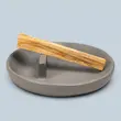 هلدر و جای چوب پالو سانتو خاکستری دست‌ساز برای نگهداری و سوزاندن چوب معطر Palo Santo