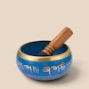 کاسه تبتی با مضراب چوبی مناسب مدیتیشن، یوگا، صدادرمانی و متعادل‌سازی چاکرا