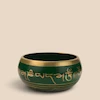 کاسه تبتی با مضراب چوبی مناسب مدیتیشن، یوگا، صدادرمانی و متعادل‌سازی چاکرا