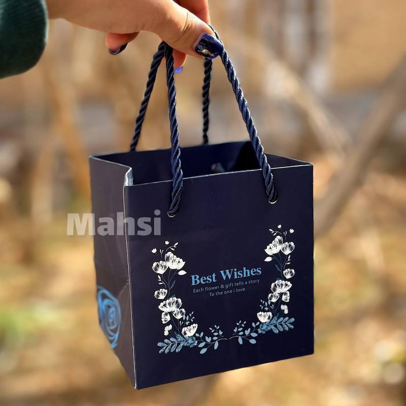 باکس گل چرخشی سورمه ای