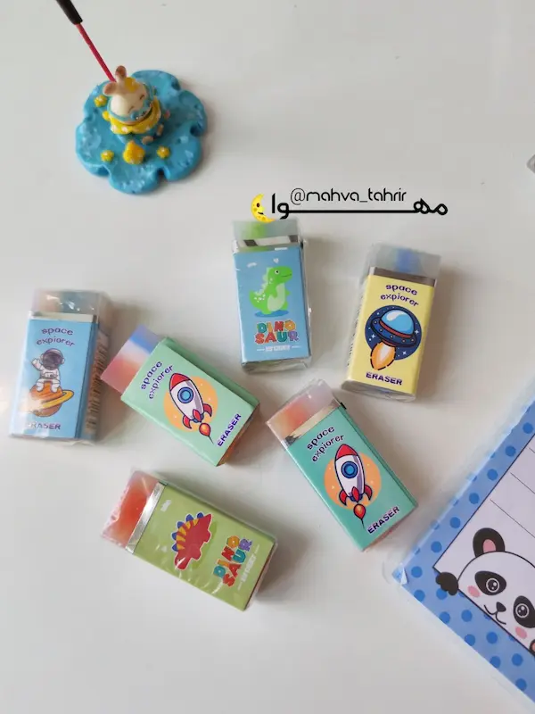 پاکن مغزدار طرح فضانورد و دایناسور🚀🪐